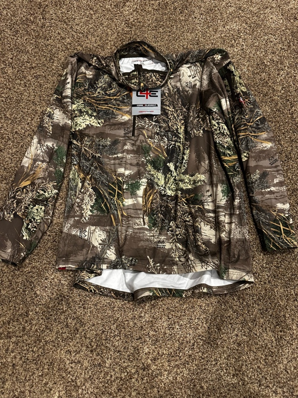 Core 4 Elements Assault 1/4 Zip 3XL Max 1 Camo